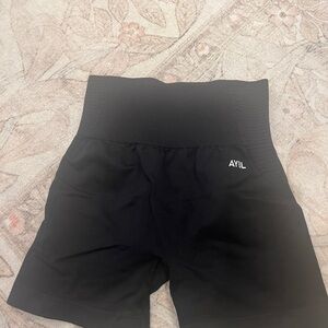AYBL Women's Black Biker Shorts